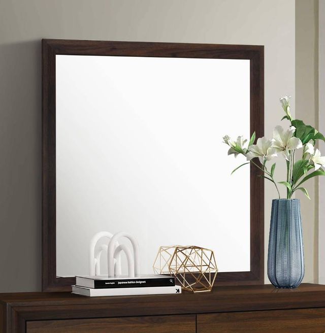 Coaster® Welsley Walnut Mirror -2