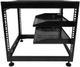 Sanus® Component Series Black 10U Stackable Skeleton Rack-4