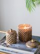 A & B Home Antique Bronze 4" Soy Wax Candle-3