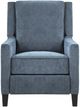 Mazin Furniture Banks II Blue Push-Back Reclining Chair-1