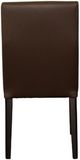 Porter International Designs Verona Brown Upholstered Dining Side Chair-3