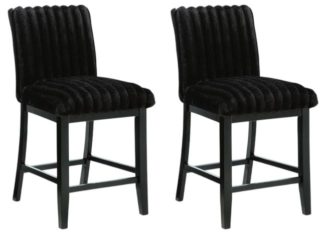 Signature Design by Ashley® Lilyberg Black Bar Stool-0