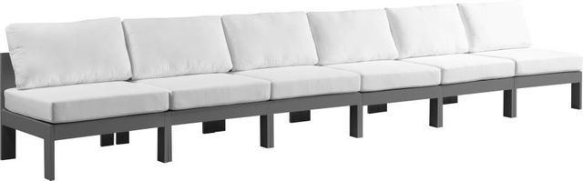 Meridian Furniture Nizuc White Outdoor Patio Modular Sofa-0