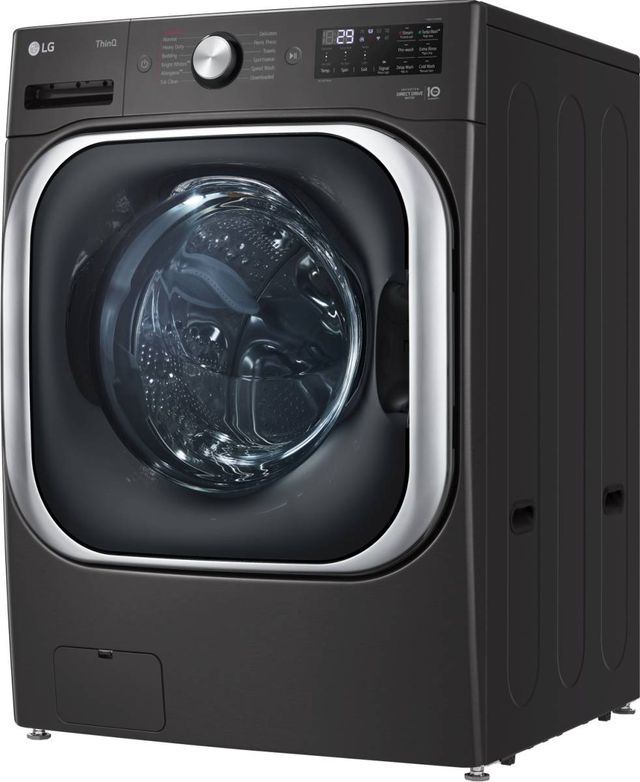 LG 6.0 Cu. Ft. Black Steel Front Load Washer-3