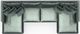 Jackson Furniture Remington 4-Piece Pine U-Shape Sectional-3