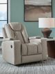 Signature Design by Ashley® Elevate Edges Coin Manual Glider Recliner -1