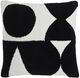 Renwil® Mauro Black/Off-White Throw Pillow-0