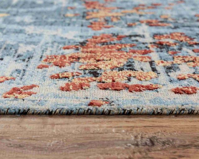 Rizzy Home Premier Blue 5'x8' Rectangular Rug-4