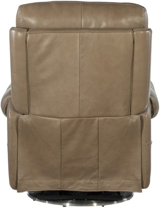 Hooker® Furniture RC Sterling Pesaro Clay Swivel Power Recliner with Power Headrest-3