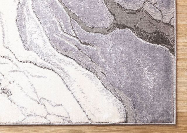 Kalora Interiors Emory Grey/White 5'x8' Area Rug-3