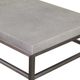 Uttermost® Clea Light Gray Wash Console Table with Brushed Nickel Base-4