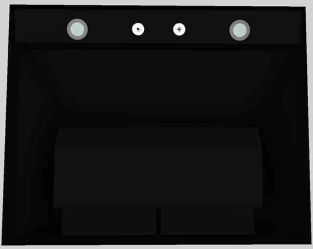 Vent-A-Hood® 30" Black Wall Mounted Liner Insert-3