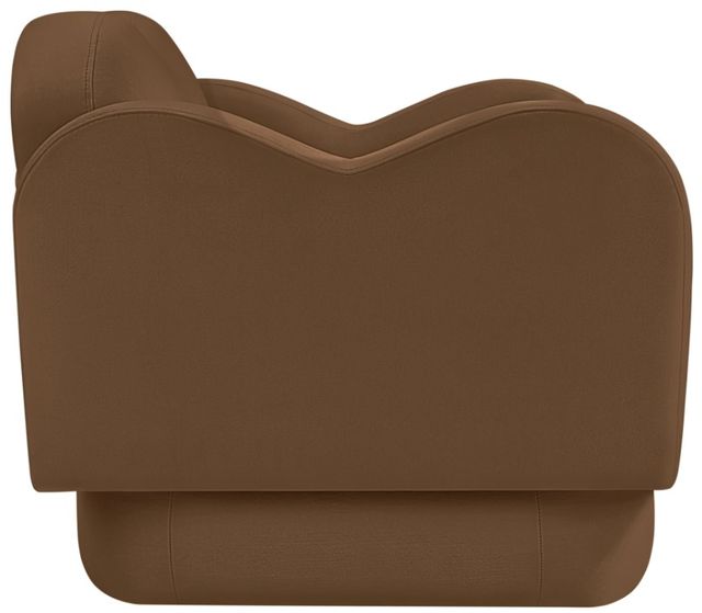 Meridian Furniture Bloom Saddle Velvet Upholstered Accent Chair-2