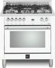 LOFRA® Maestro 36" White Pro Style Dual Fuel Range-0