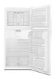 Whirlpool® 30 in. 18.2 Cu. Ft. White Top Freezer Refrigerator-1