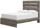 Signature Design by Ashley® Urbanoore Brown Gray Youth 2-Drawer Full Storage Panel Bed-2