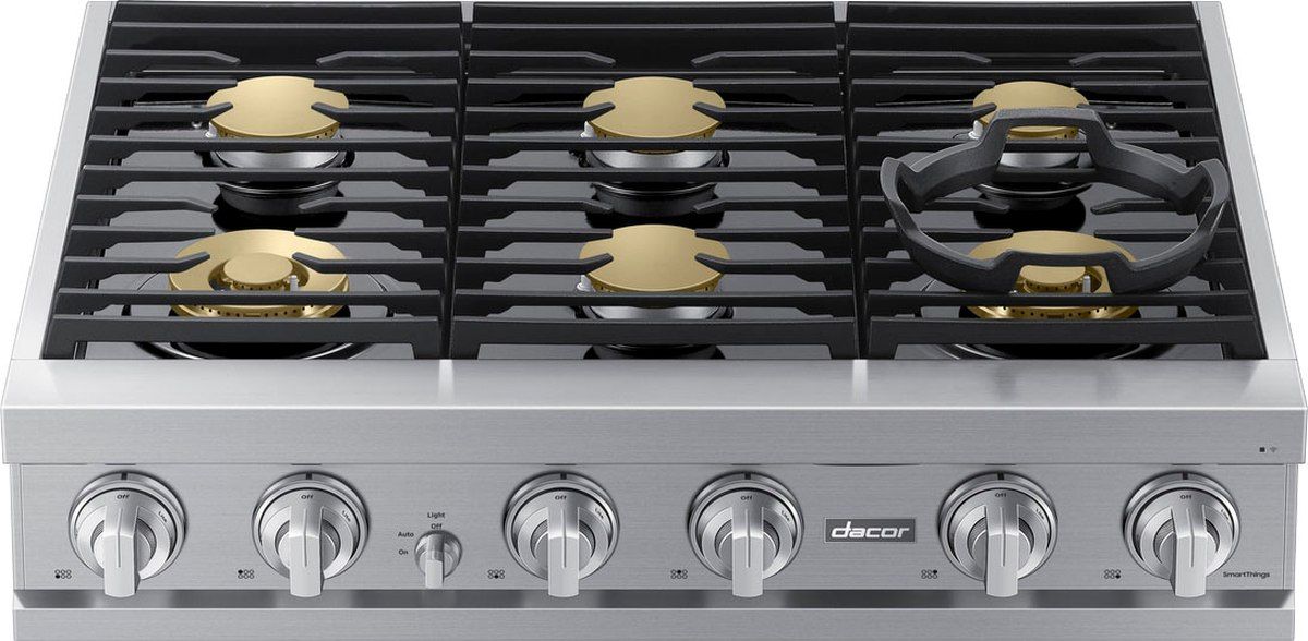 Dacor® Transitional 48" Silver Stainless Natural Gas Rangetop