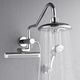 Forno Acqua AcquaFALL Mini Polished Chrome 8" Retrofit Shower System 1.8 GPM-4