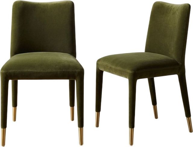 Uttermost® Conifer 2-Piece Moss Dining Side Chair Set-0