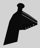 Vent-A-Hood® A Series 30" Black Retro Style Wall Mounted Range Hood-1