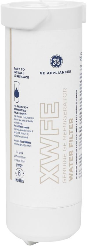 GE® White Refrigerator Water Filter