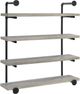 Coaster® Elmcrest Black/Grey Driftwood 40" Wall Shelf-1