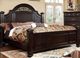 Furniture of America® Syracuse Dark Walnut Eastern King Panel Bed-0