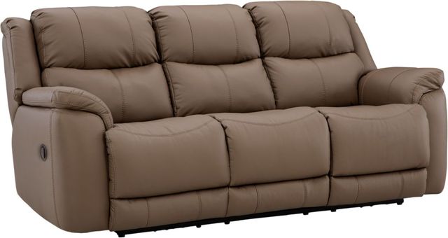 Stateside Seating Talladega Mocha Manual Reclining Sofa-0