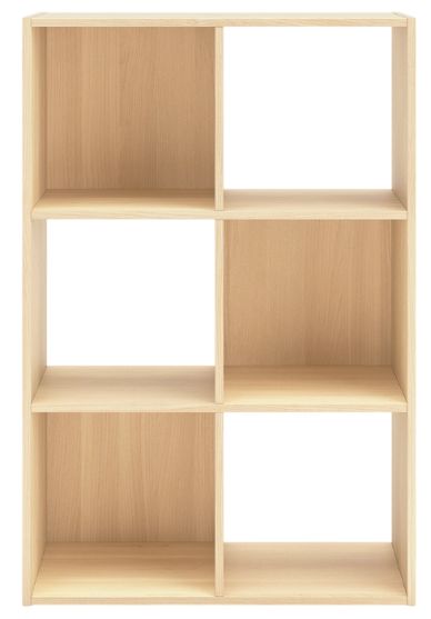 Signature Design by Ashley® Piperton Tan Six Cube Organizer-1