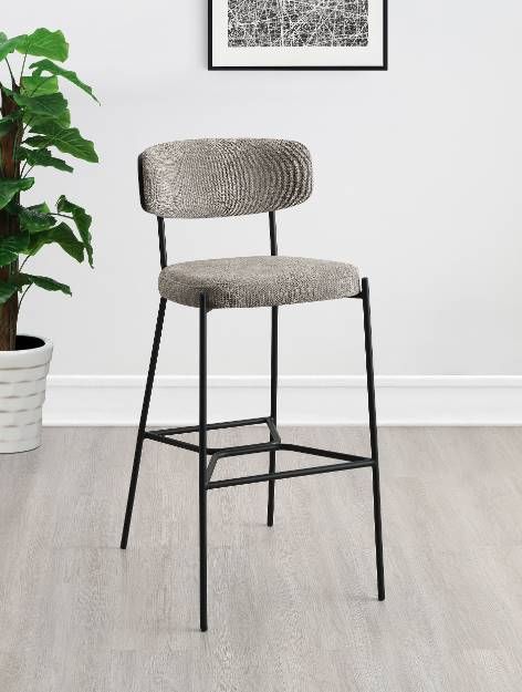Coaster® Elison 2-Piece Light Brown/Sandy Black Bar Stool Set-1