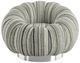 Emerald Home Lily Gray Pumpkin Swivel Accent Chair-3
