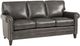 Smith Brothers Customizable 234 Leather Mid-Size Sofa-0