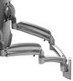 Chief® Kontour™ K1W Series Silver Dynamic Wall Mount Reduced Height, 2 Monitors-1