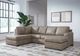 Signature Design by Ashley® Amuleto 2-Piece Desert Left-Arm Facing Sectional and Chaise-4