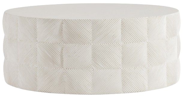 Bernhardt Ballantyne Bernhardt Exteriors Natural Stonecast Outdoor Cocktail Table-0
