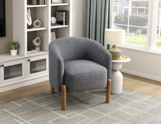 Homelegance® Borger Gray Accent Chair-1