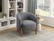 Homelegance® Borger Gray Accent Chair-1