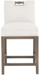 Fairfield® Customizable Entree Dining Pull Short Back Counter Stool-1