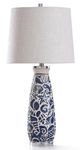 Stylecraft Maris Blue/White Table Lamp-0