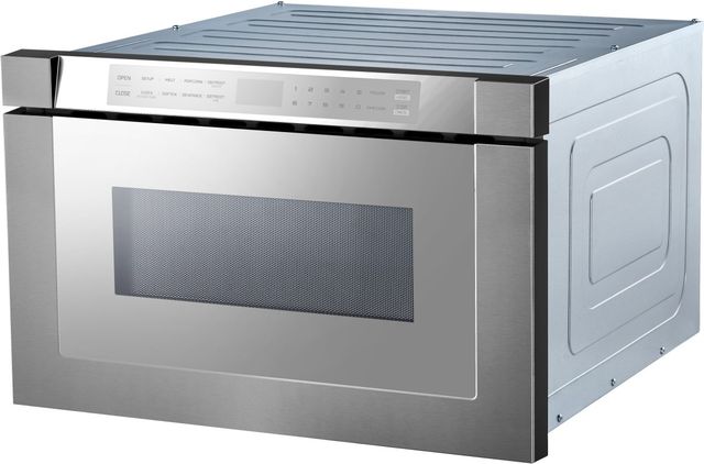 XO 1.2 Cu. Ft. Silver Mirror Microwave Drawer-2