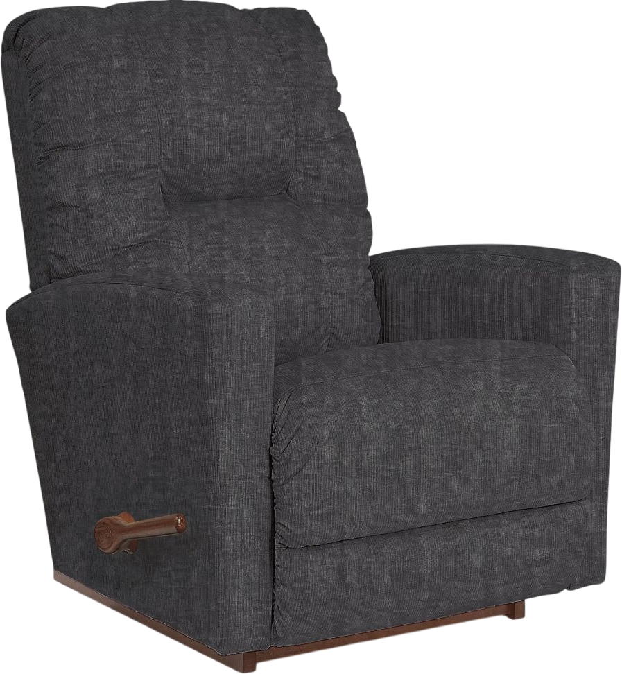 LASSY☆ La-Z-Boy® Casey Graphite Manual Rocking Recliner | Fowler's Fine