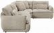 ACME Furniture Jonina 3-Piece Beige Chenille Sectional-4