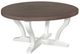 John Thomas Furniture® LaCasa Gray/White Round Coffee Table-0