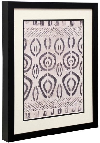 Stylecraft Pattern Bazaar IV Black Wall Art-0