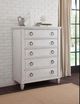 American Woodcrafters 1020 Salter Path White Chest-1