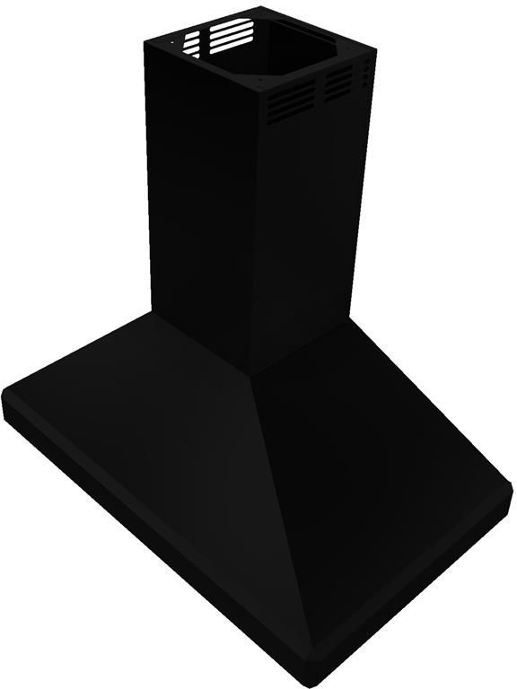 Vent-A-Hood® 42" Black ARS Duct-Free Euro-Style Island Range Hood-1