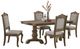 Elements International Madison Park 5-Piece Beige/Walnut Dining Set -0