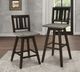 Homelegance® Amsonia Black/Distressed Gray Pub Height Chair-1