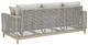 Signature Design by Ashley® Seton Creek Gray Aluminum/Resin Outdoor Sofa with Cushion-3