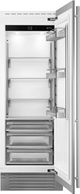 Smeg Universal 30''. 17.4 Cu. Ft. Stainless Steel Built In Column Refrigerator-0